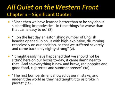 all quiet on the western front ch.1